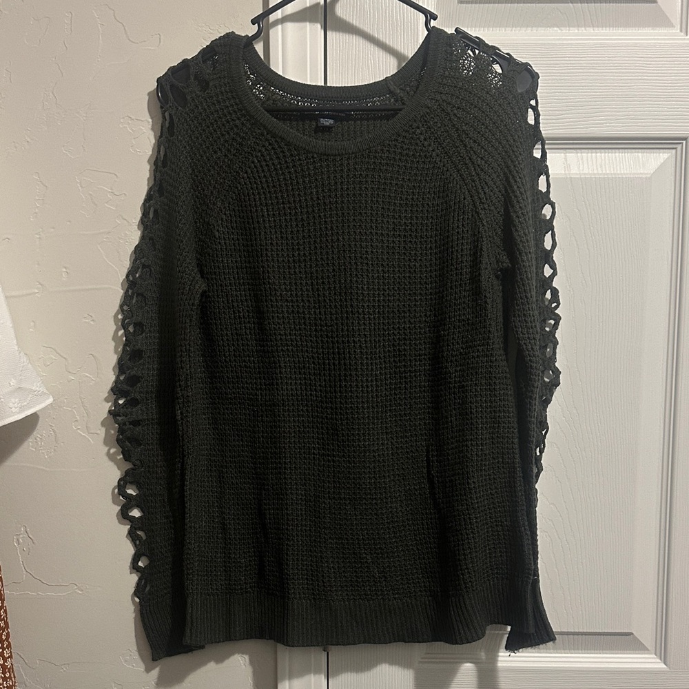 American Eagle Outfitters Olive Knit Top